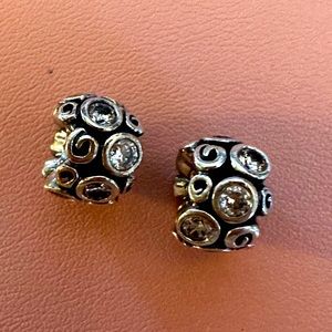 Pair of Pandora spacer charms - 925 silver